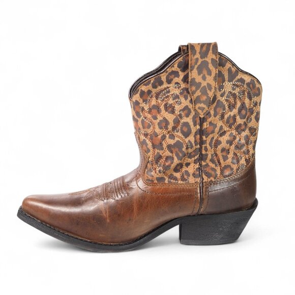 Smoky Mountain Hailey Snip Toe Women's 6M Western Cowboy Boots Leopard Print - Picture 6 of 11